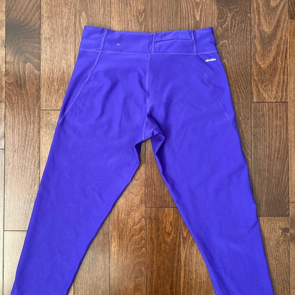 Adidas Climalite leggings in purple, S - Picture 3 of 9